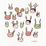 Heads With Antlers