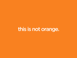this is not orange