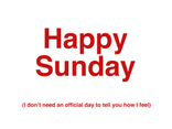 Sunday