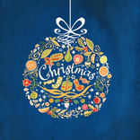 Inky Bauble Blue