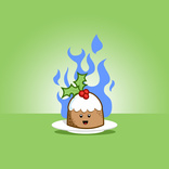 Xmas Flaming Pudding