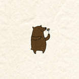 bear with flower