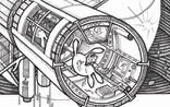 bunnies in space close