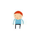 Boy with a Striped Sweater