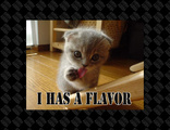 I has a flavour