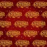 MerryChristmas Wrap RED