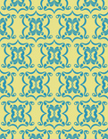 damask 1 blue