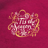 Inky Tis The Season TextRed