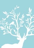 reindeertreeblue