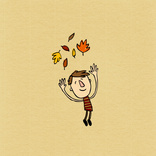 people guy with leafs