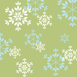 Snowflakes (blue & white)