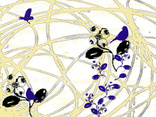 bird & blooms yellow