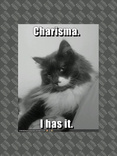 charisma. I has it