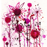 Inky Flowers