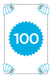 blue 100