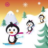 penguin skiing v2