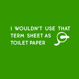 i wouldnt use that term sheet