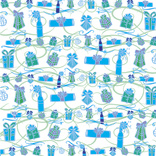 Inky Pressies Blue