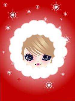 Xmas Girl Red