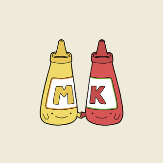 mustard and ketchup 