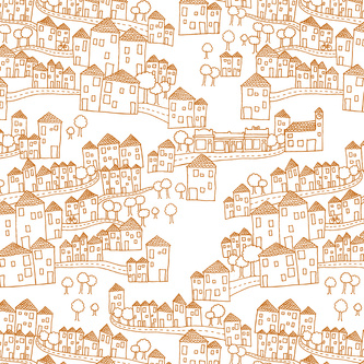 houses orange 