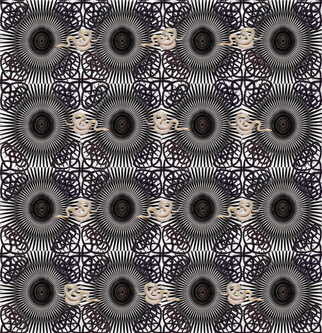 eye lense black snake