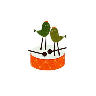 Birds and Drum