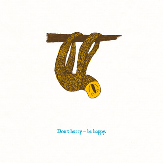 no hurry sloth