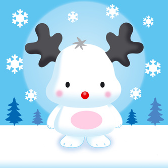 white deer