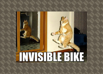 invisible bike