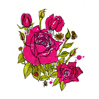 Inkymole PinkRose