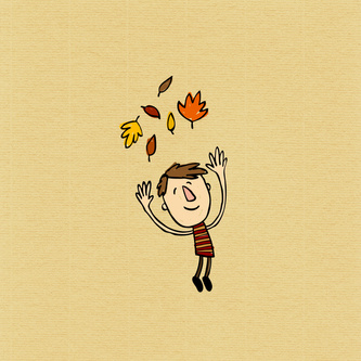 people guy with leafs