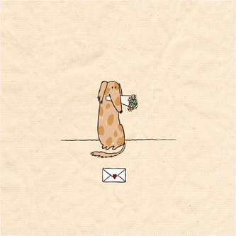 valentines day dog