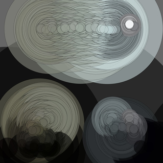 Pale Blue, Stone Gray and Slate Black