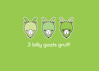Three billy goats gruff
