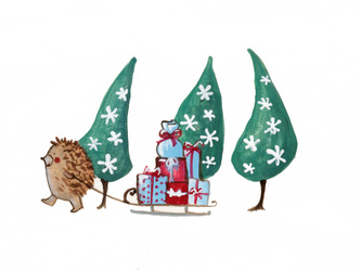 Christmas Hedgehog