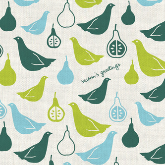 Partridge in a Pear Tree Pattern 1