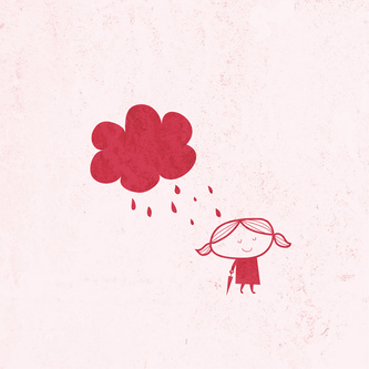 Girl and Raincloud