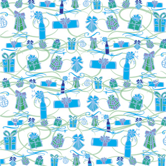 Inky Pressies Blue