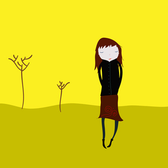 Girl and Trees