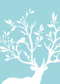 reindeertreeblue