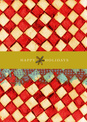 HAPPY HOLIDAYS patternRED