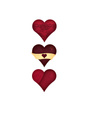 boudoir heart trio 