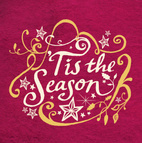 Inky Tis The Season TextRed