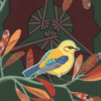 warbler in the breeze