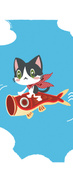 A Carp  Streamer With A Kitten
