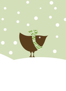 Bird in the Snow