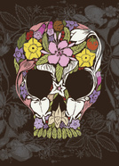 Skull flower Colour