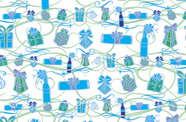 Inky Pressies Blue