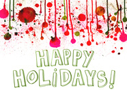 Inky Happy Holidays